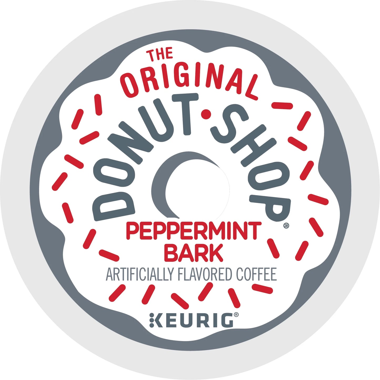 , Peppermint Bark Light Roast K-Cup Coffee Pods, 24 Count