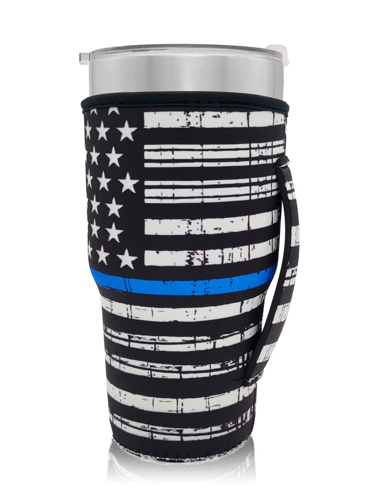 1Pack Reusable Iced Coffee Cup Sleeve Neoprene Insulated Sleeves Cup Cover Holder Idea for 30Oz-32Oz Tumbler Cup