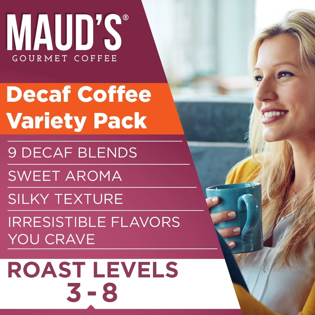 9 Flavor Decaf Coffee Pods Variety Pack, Compatible W/ K-Cup Brewers, 80Ct