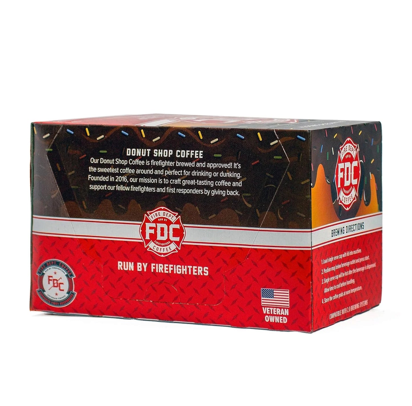 , Donut Shop Coffee Pods, Premium K-Cup Coffee Pods, Medium Roast (12 Pack)