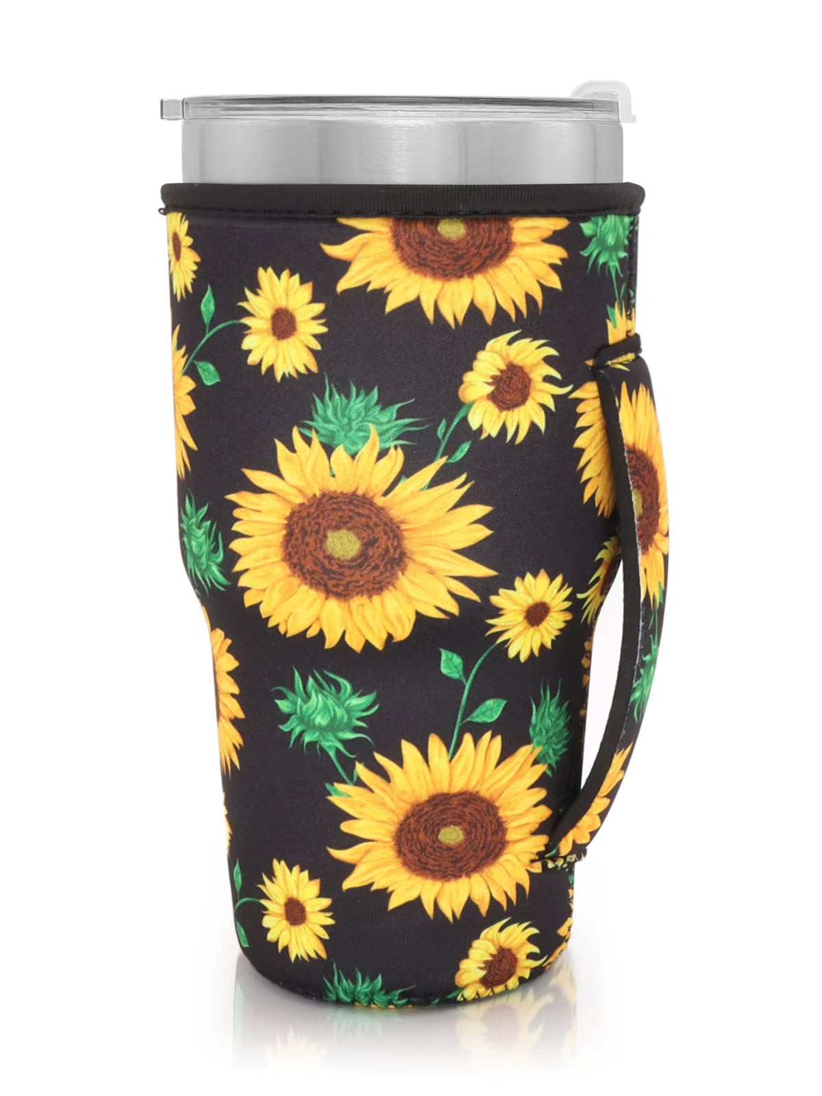 1Pack Reusable Iced Coffee Cup Sleeve Neoprene Insulated Sleeves Cup Cover Holder Idea for 30Oz-32Oz Tumbler Cup