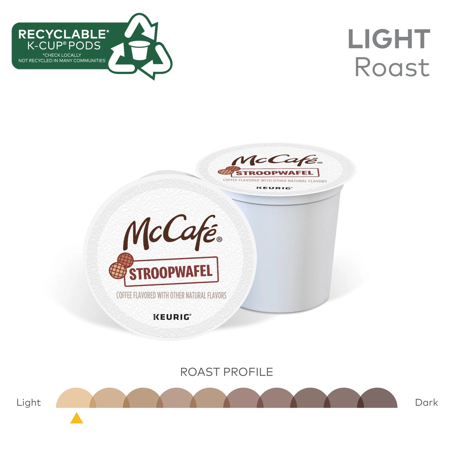 , Stroopwafel Light Roast K-Cup Coffee Pods, 24 Count