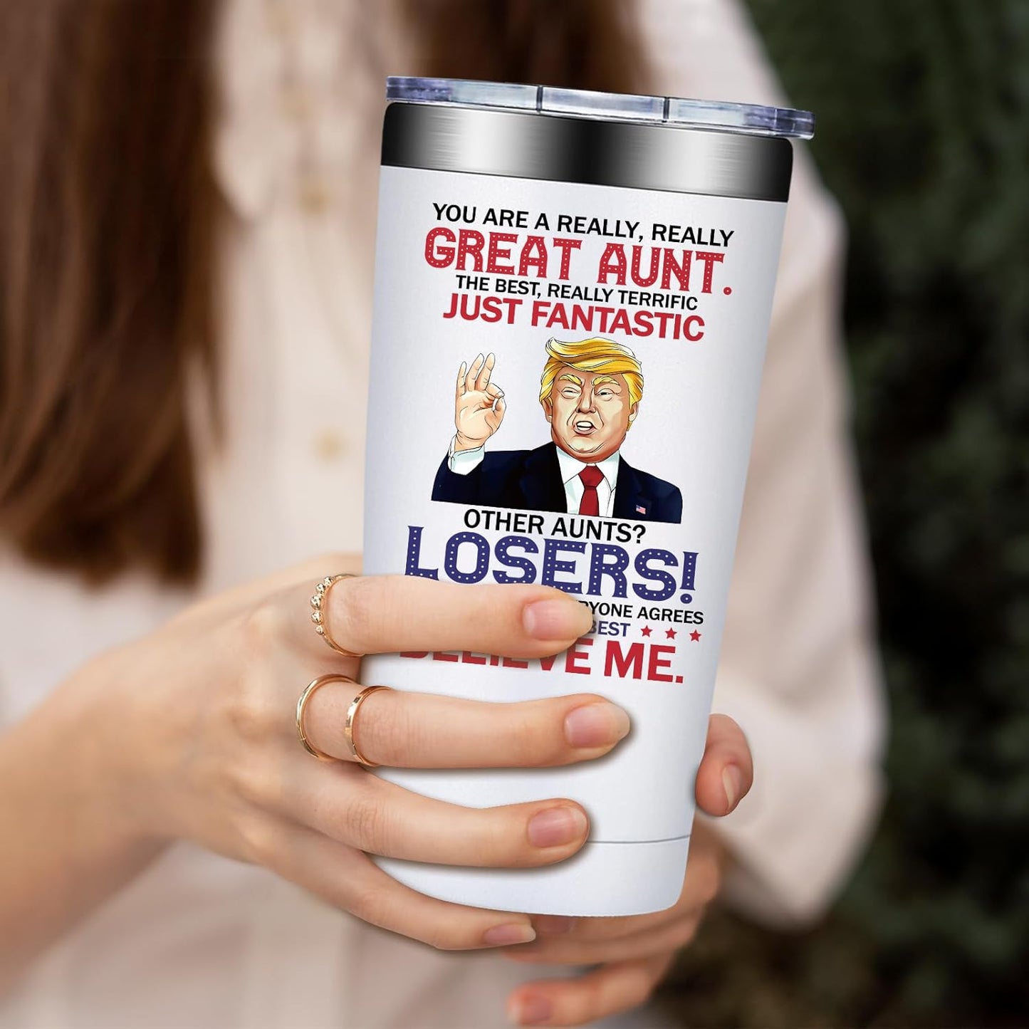 Aunt Gifts - Christmas Gifts for Aunts - Best Aunt Ever Gift - Auntie Gift Ideas - 20Oz Tumbler Cup