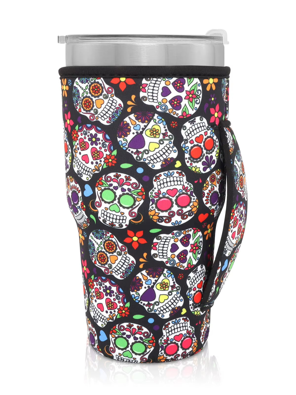 1Pack Reusable Iced Coffee Cup Sleeve Neoprene Insulated Sleeves Cup Cover Holder Idea for 30Oz-32Oz Tumbler Cup