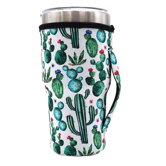 1Pack Reusable Iced Coffee Cup Sleeve Neoprene Insulated Sleeves Cup Cover Holder Idea for 30Oz-32Oz Tumbler Cup