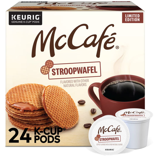 , Stroopwafel Light Roast K-Cup Coffee Pods, 24 Count