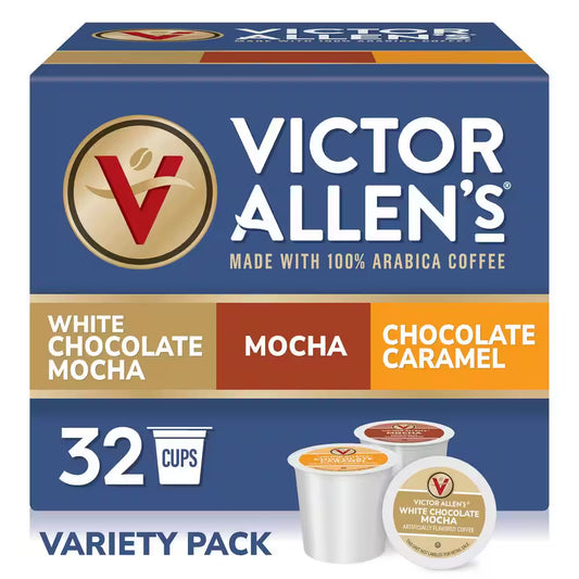 Coffee, Mocha Flavored Coffee Variety Pack, 32 Count
