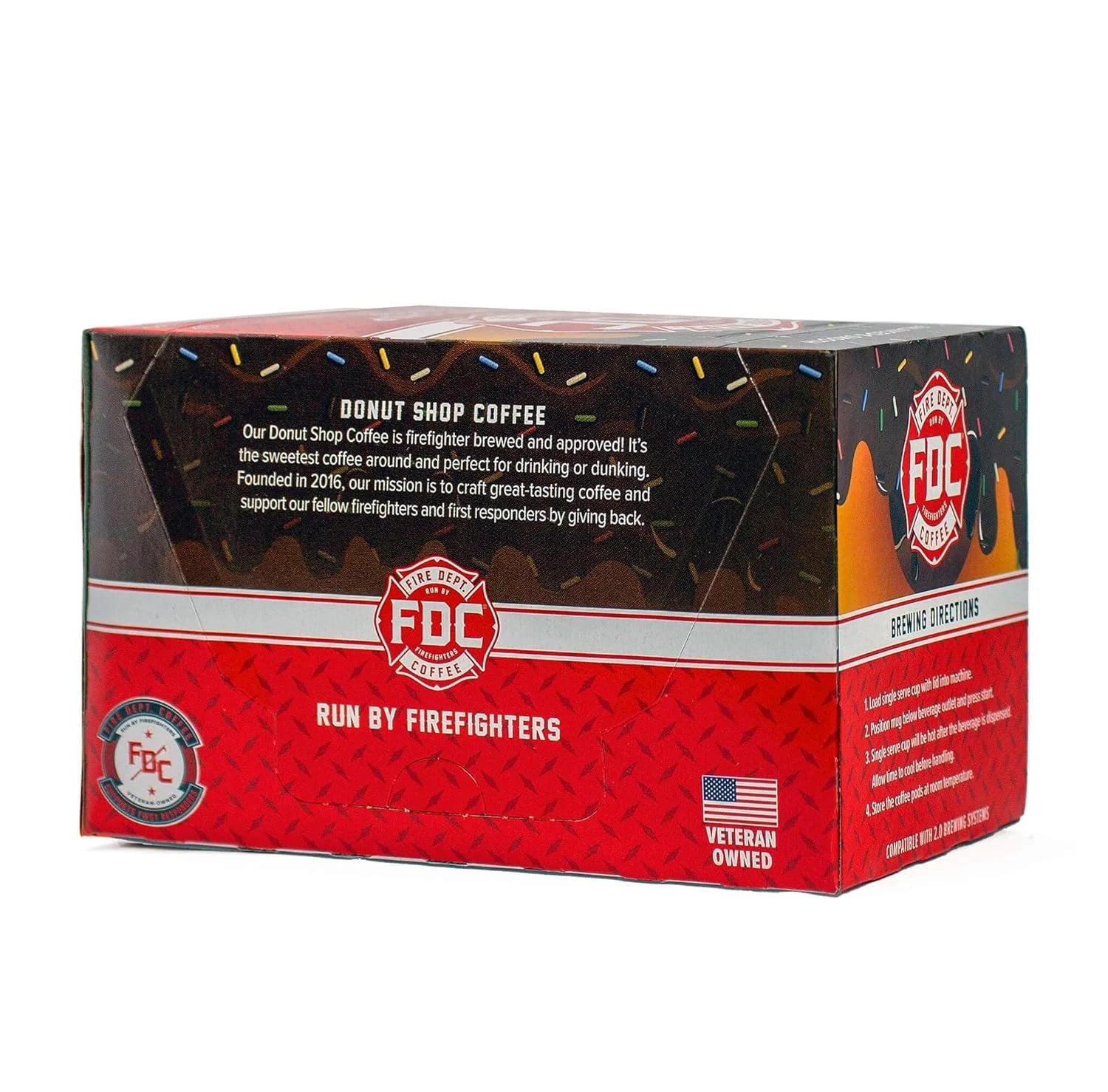 , Donut Shop Coffee Pods, Premium K-Cup Coffee Pods, Medium Roast (12 Pack)