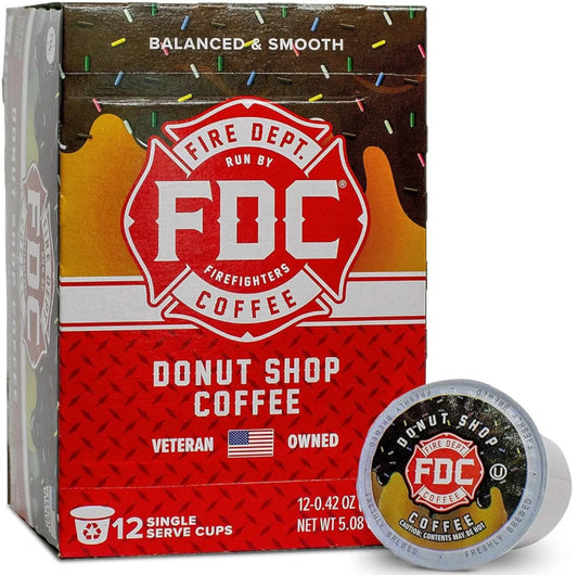 , Donut Shop Coffee Pods, Premium K-Cup Coffee Pods, Medium Roast (12 Pack)